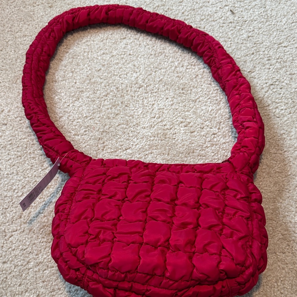 NWT‼️Wild Fable/TargetChic Red Woven Shoulder Bag